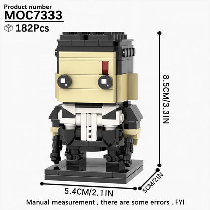 MOOXI Movie Series MOC BrickHeadz Building Blocks Set – DIY Educational Toy for Kids