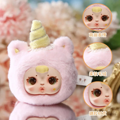 2025 New Cute Milk Candy Keychain – Mysterious Blind Box Car Key & Backpack Pendant Doll Small Gift