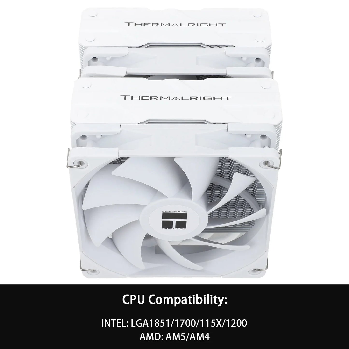 Thermalright Peerless Assassin 120 ARGB CPU Air Cooler – Digital Black Dual Tower High Performance Radiator for Intel LGA1851/1700/1200/115X & AMD AM4/AM5