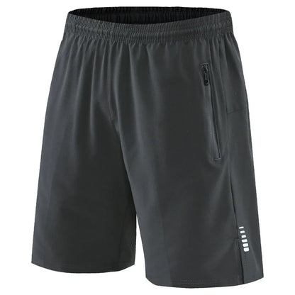 Men's Quick-Dry Running Shorts – Knee-Length Casual Fitness & Gym Training Shorts 2022