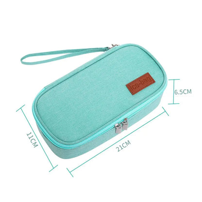 Portable Insulin Cooling Bag – Waterproof Oxford Pill Protector & Medical Cooler for Diabetes