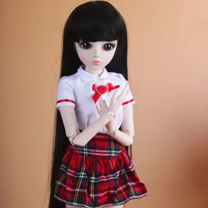 60cm BJD Doll Clothes – Cute Kawaii Outfits for 1/3, 1/4 & 1/6 Dolls, Variety of Accessories for Children’s Toys