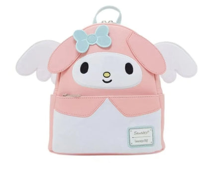 Pink Faux Leather Mini Backpack - Lightweight Women's Casual Travel & Outdoor Small Daypack