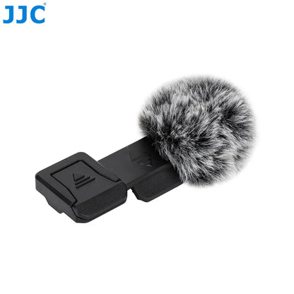 JJC Cold Shoe Wind Muff – Microphone Windscreen for Canon PowerShot V1 Vlog Camera with Noise Reduction