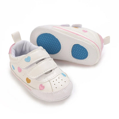 Baby Girl Soft Sole Prewalker Shoes - Cute Infant First Walker Sneakers for 0–18 Months