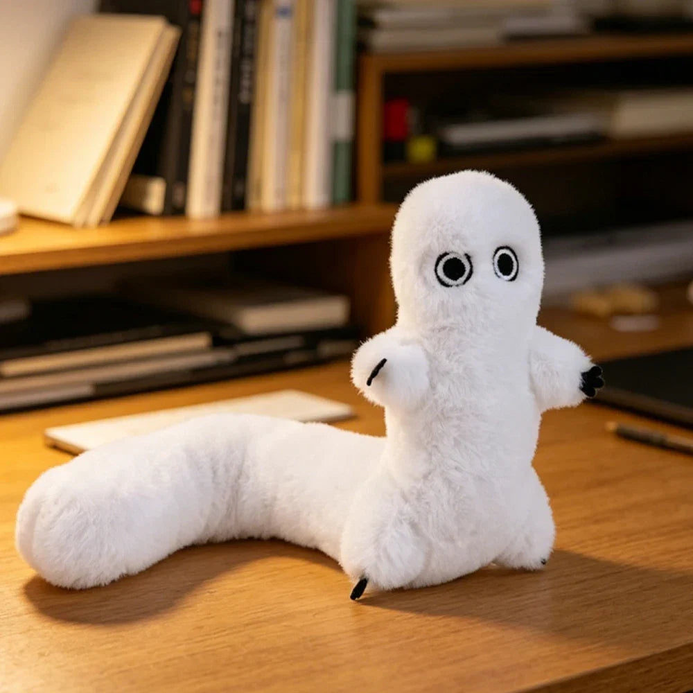 Fudeworm Plush Toy - Fluffy Shapeable Anime Stuffed Doll for Fans, Home Decor and Birthday Gifts