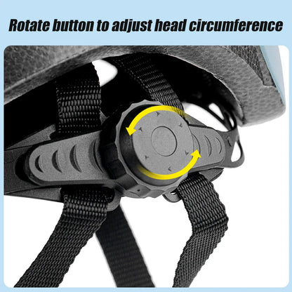 Bike Helmet for Adults - Lightweight with Adjustable Side & Chin Strap, Fits 58-62cm, Men & Women Cycling Accessories