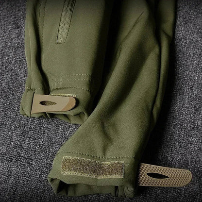 Men’s Winter Thicken Camo Tactical Suit — Waterproof Hooded Jacket & Fleece Pants Outdoor Hunting 2-Piece Set