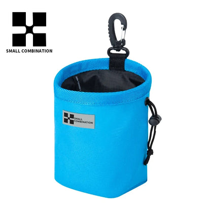 Portable Dog Training Treat Bag - Small Combination Waist Pouch for Puppy Snacks, Leash Walks & Outdoor Pet Training