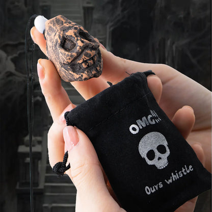 Aztec Death Whistle with Human Screaming Sound | Loud Scream Prop for Halloween, Cosplay & Outdoor Activities