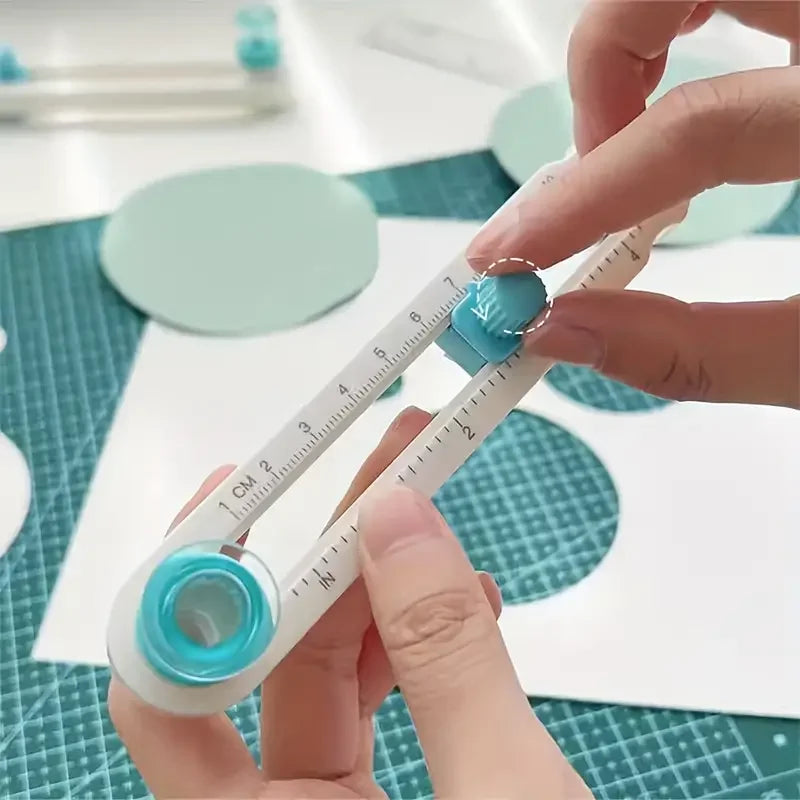 2-20cm Circle Paper Cutter - Multifunctional Craft Cutting Tool for Scrapbooking and Card Making, Ideal for Home, Study, and Office