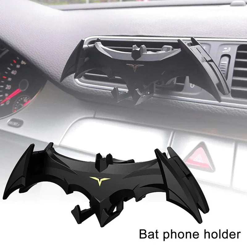 Bat-Shaped Gravity Car Phone Holder - Universal Air Vent Mount for 4-6.5 Inch Devices