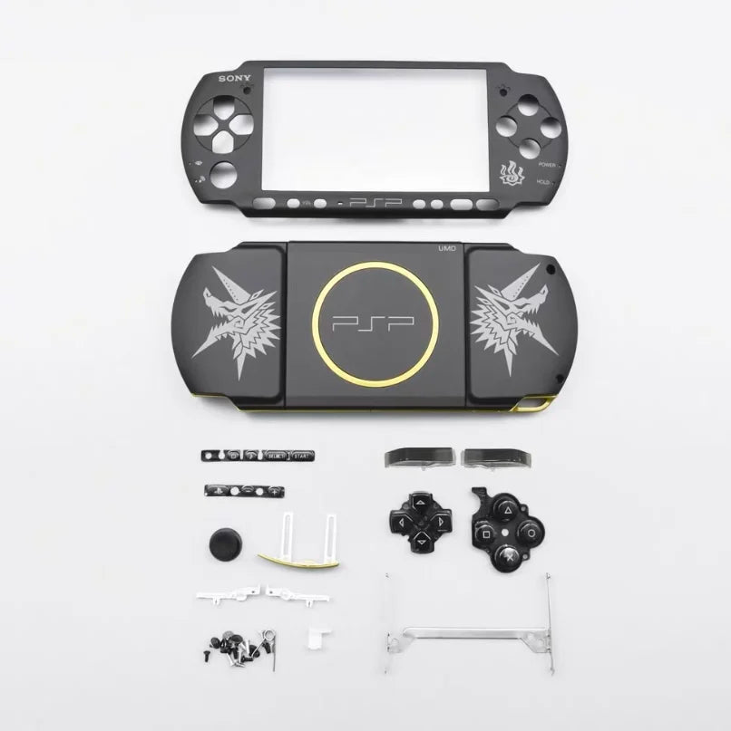 Replacement Faceplate Shell Case for PSP 3000 – Full Housing Cover with Buttons Kit for PSP3000 3006 3008