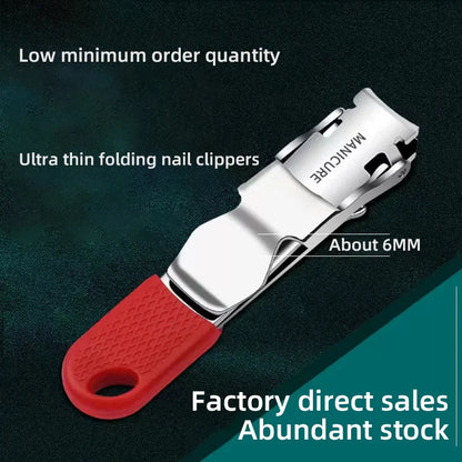 Portable Nail Clippers & Scissors – Collapsible Stainless Steel Fingernail Cutter Manicure Tools