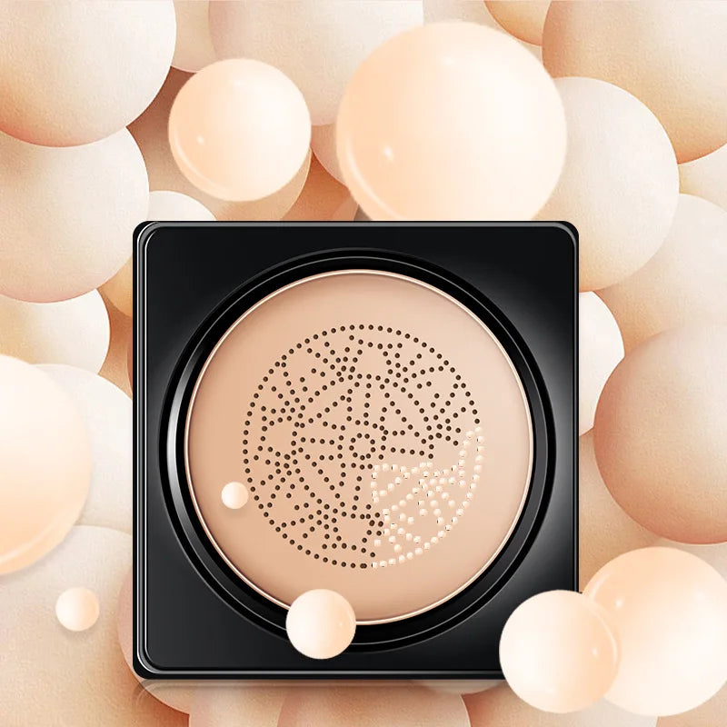 Mushroom Head Air Cushion CC Cream – Oil-Control Foundation, Whitening Concealer & Moisturizing BB Cream for Face Makeup