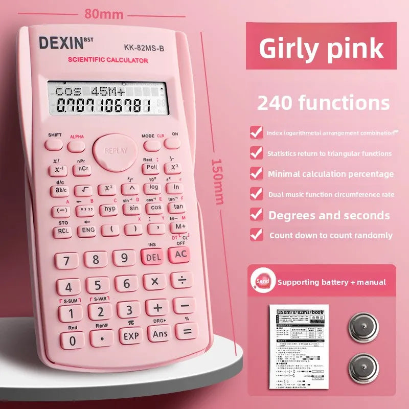 Student Scientific Calculator for Exams – Electronic Accounting & Math Functions, Primary School to CPA Use, Grade 4 Special Purpose Calculator