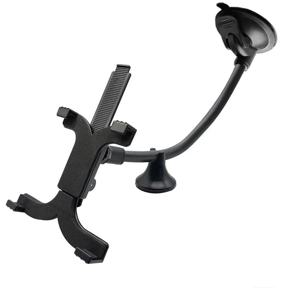 Car Tablet Holder Long Arm — Suction Cup Mount for 7-13'' iPad, Xiaomi Tablet, SUV & Truck