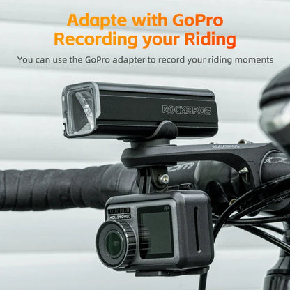 ROCKBROS Light Bracket – Nylon Bicycle Code Table Holder for Mountain & Road Bikes, Sports Camera & Lamp Extension Base