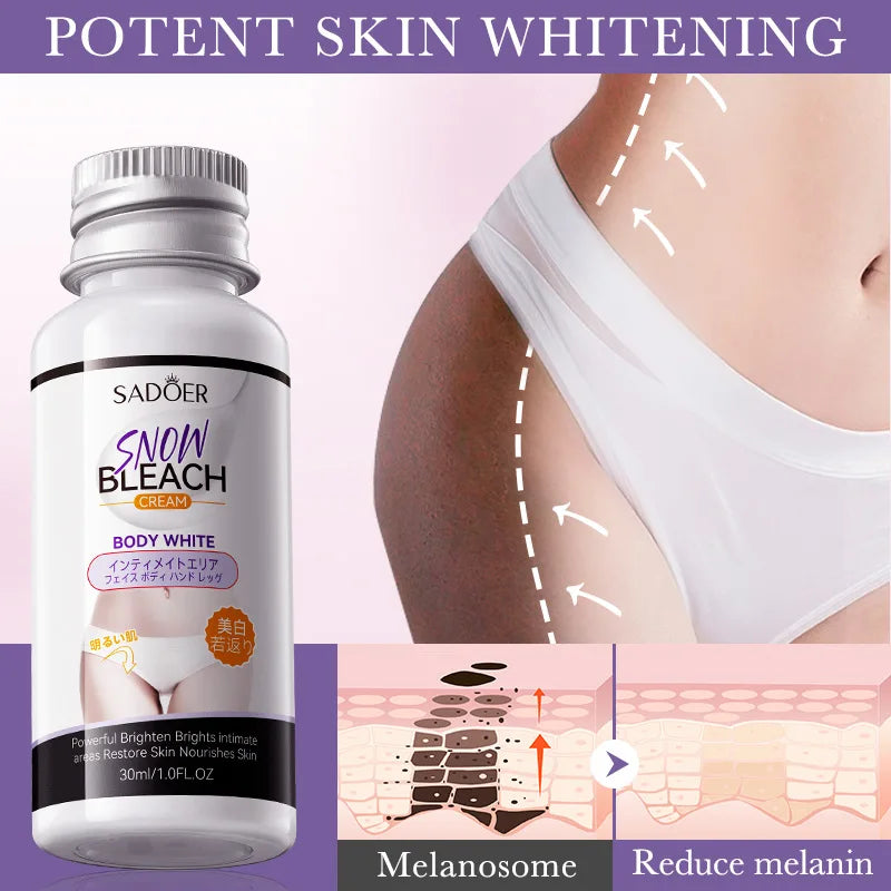 Whitening Cream for Private Parts – Underarm, Inner Thigh & Knee Brightening Serum