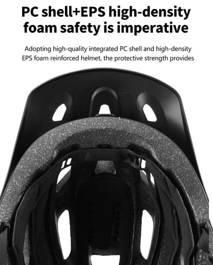 Ultralight Cycling Helmet for Road & MTB, Integrally-Molded Bike Safety Cap, Racing Bicycle Gear for Men & Women