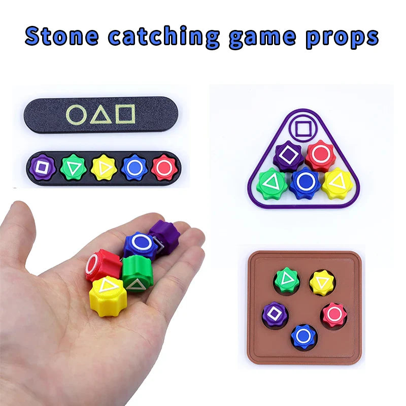 5 Piece Stone Catching Game Set – Korean Folk Game for Hand-Eye Coordination Training