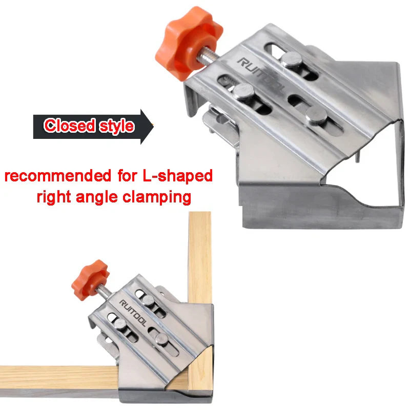 90° Positioning Squares Right Angle Clamps – Carpenter Clamping Tool for Woodworking & Cabinet Corner Assembly