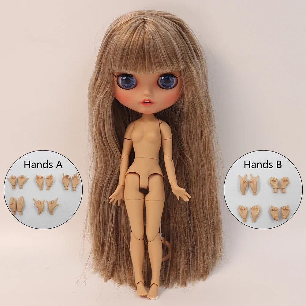ICY DBS Blythe 1/6 BJD Doll - 30cm Jointed Body Tan Skin Anime Girl Toy