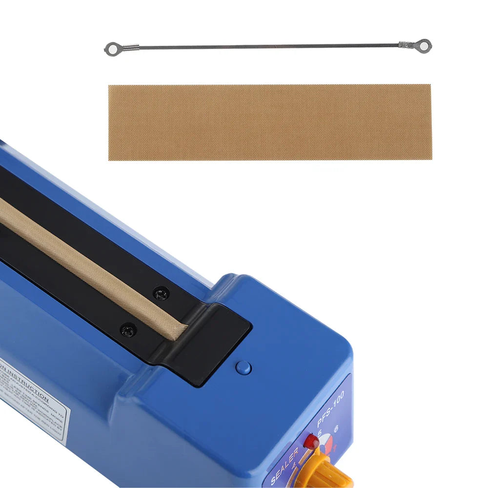 Manual Heat Sealer Machine: Impulse Sealer for 8 inch Plastic Bags - Shrink Wrap, Vacuum Sealer Packaging