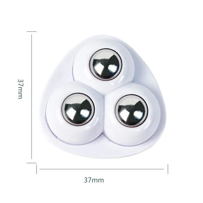 Stainless Steel Self-Adhesive Caster Wheels: 20-4PCS Mini Swivel Wheels - Universal 360° Rotation Pulley for Furniture and Trash Can