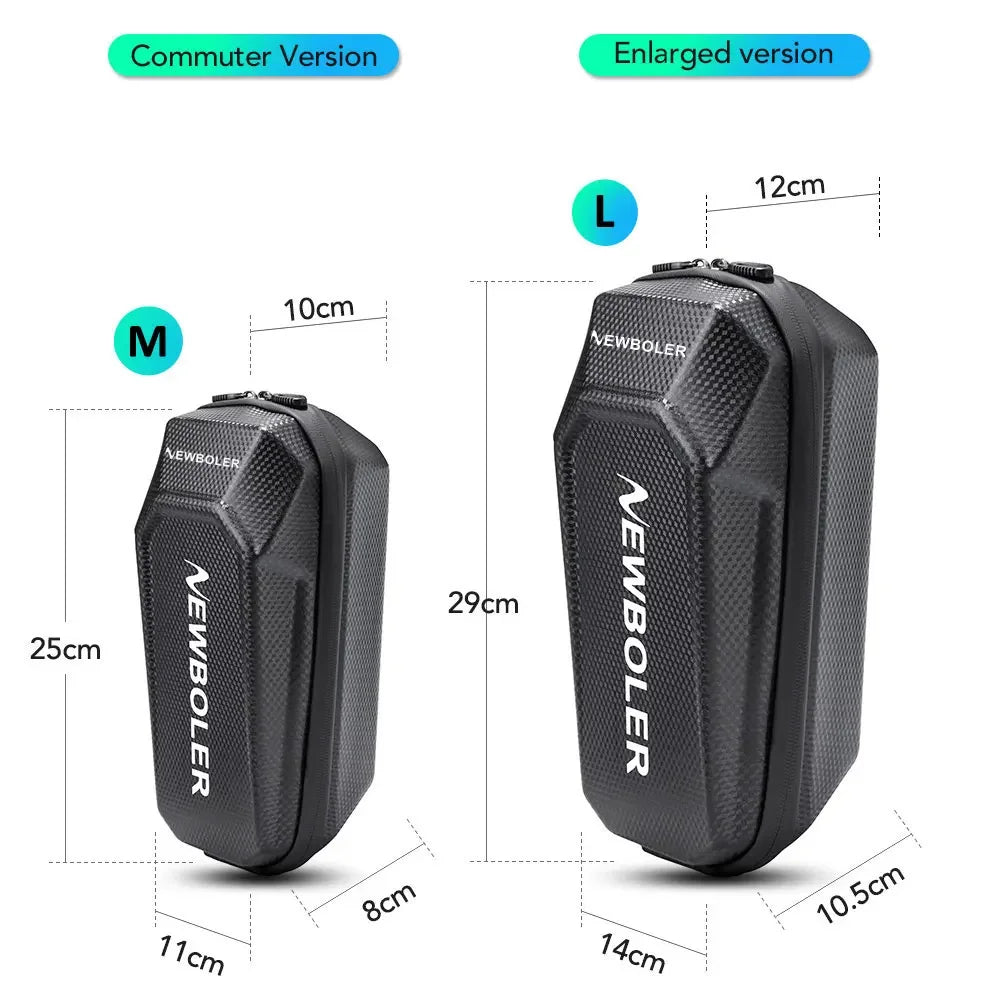 NEWBOLER Electric Scooter Front Bag - 5L Water-Resistant Handlebar Storage, Quick Release EVA, Universal Fit for Xiaomi Scooters