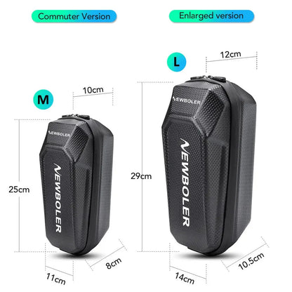 NEWBOLER Electric Scooter Front Bag - 5L Water-Resistant Handlebar Storage, Quick Release EVA, Universal Fit for Xiaomi Scooters
