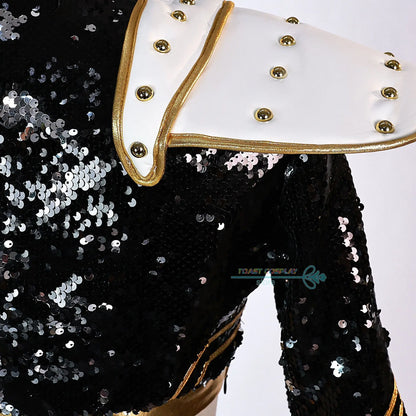 Zoey Rumi Mira Demon Hunters Cosplay Costume (HUNTR X Kpop) — Halloween/Stage Wig & Uniform