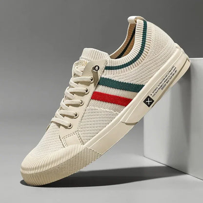 Luxury Men's Casual Sneakers – Fashionable Breathable Mesh Walking Loafers, Outdoor Flats Zapatos Para Hombres