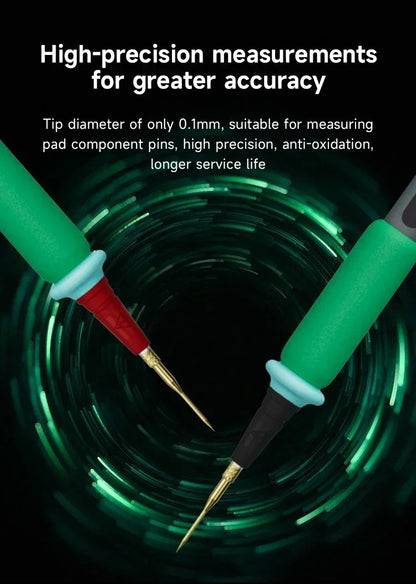 XZZ XINZHIZAO P2 Extra Sharp Multimeter Probe – 1000V 20A Super Conductive Replaceable Probe Tip Pen