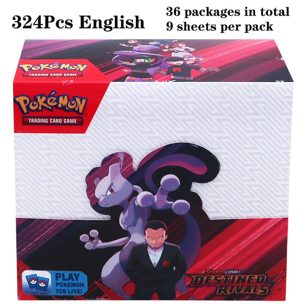 324pcs Pokemon TCG Booster Box - Sword & Shield Fusion Strike Trading Card Packs Display Set with 36 Booster Packs