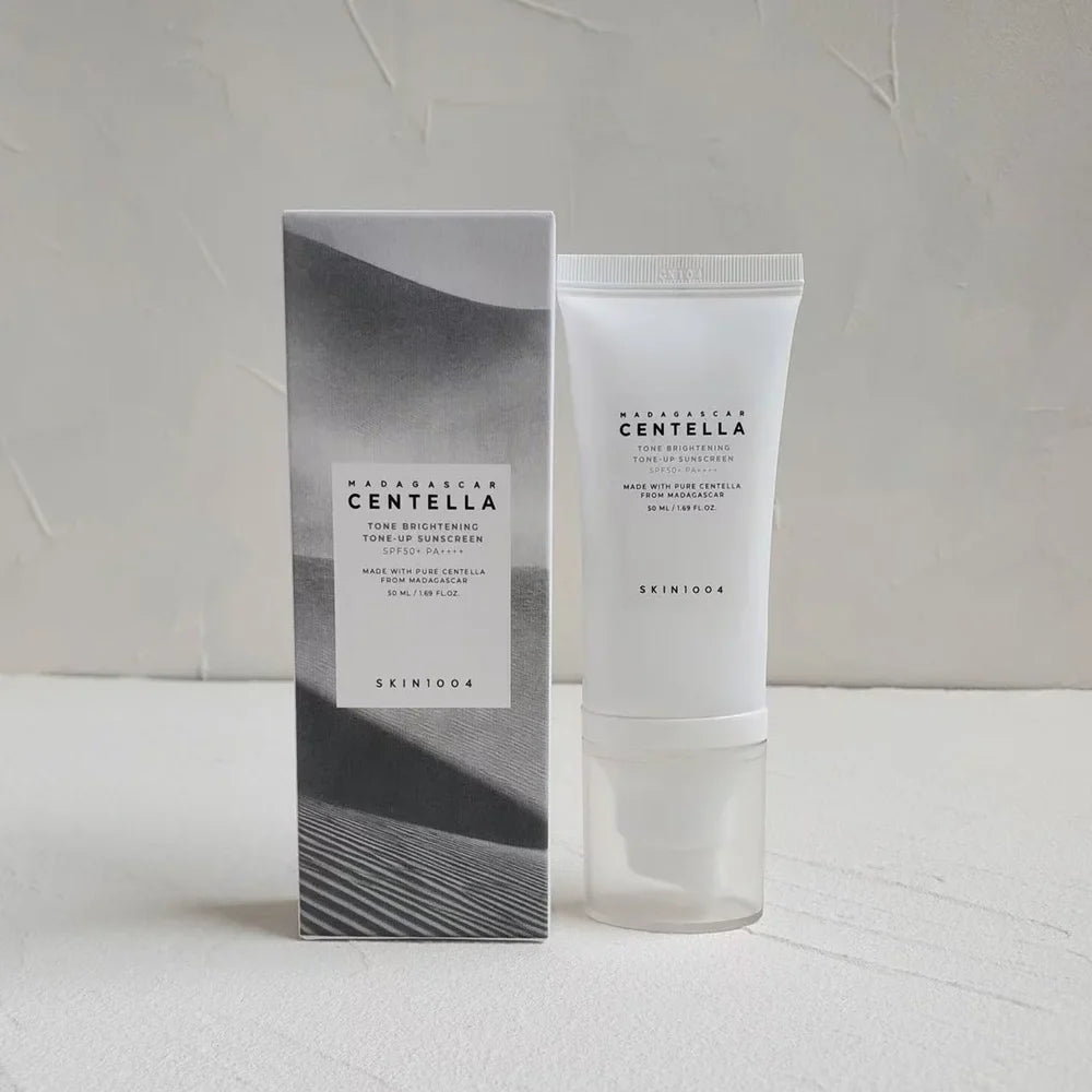 SKIN1004 Angel Skin Care Set — Centella Asiatica Essence, Eye Cream, Cleanser, Toner & Sun Cream for Moisturizing & Brightening