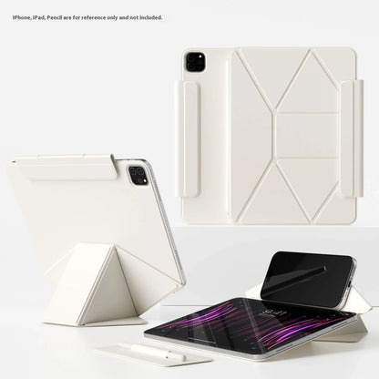 Smart Folio Case for iPad — Compatible with A16 2025 Air 7, 10th Gen 10.9″, Pro 11/13″, Air 4/5, M3/M5 Pro 11/13″