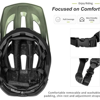 BATFOX MTB Cycling Helmet — Integrally-Molded Mountain Bike Helmet for Speed & Safety