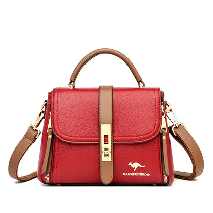 Genuine Leather Women’s Designer Handbag – Luxury Crossbody Messenger & Shoulder Tote Bag