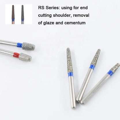 5pcs FG Dia 1.6mm Dental Drills – High-Speed Handpiece Diamond Burs for Teeth Whitening