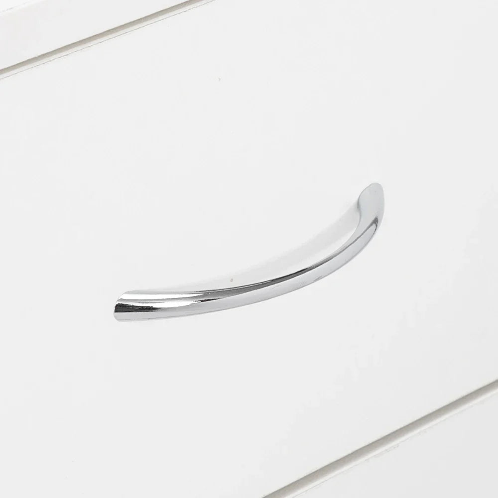 Modern Simple White 4-Drawer Dresser – Minimalist Storage Furniture