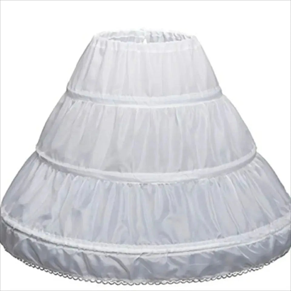 Flower Girls Petticoat Underskirt - Lolita Tutu Skirt for Cosplay, Ballet & Party Dresses