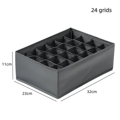 Underwear & Socks Organizer Box – Drawer Dividers for Bras, Pants, Scarves, Ties, Jeans, and Clothing Storage