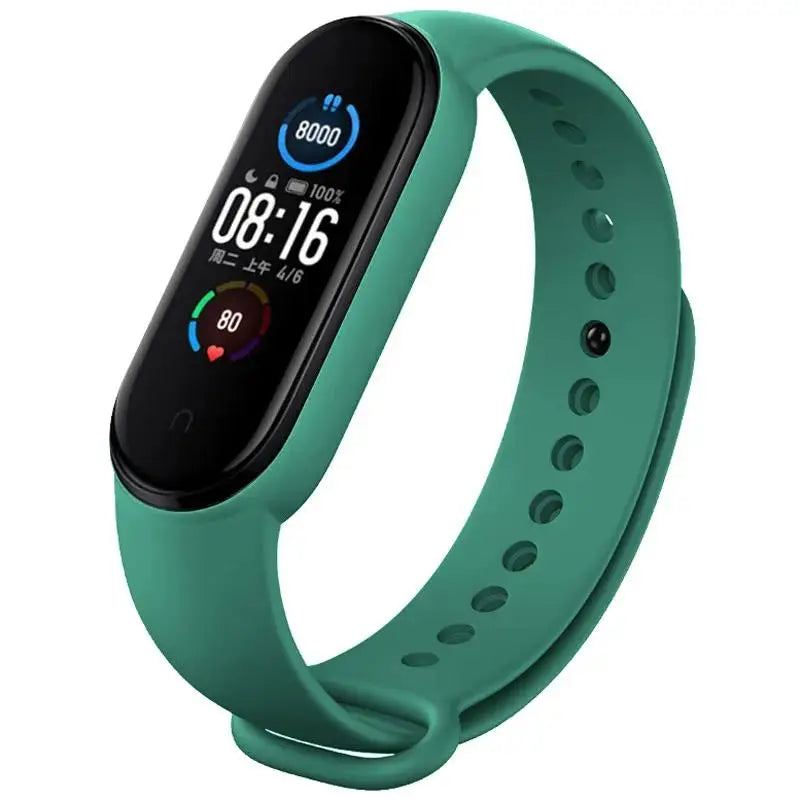 Silicone Watch Strap for Xiaomi Mi Band - Replacement Wristband Bracelet for Mi Band 3 4 5 6 7 Smartwatch Accessories