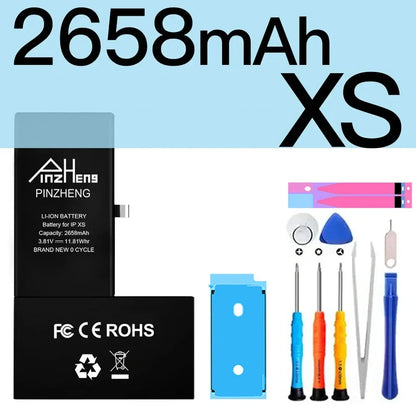 PINZHENG High Capacity Replacement Battery for iPhone X, XR, XS, 11, 12 & 13 Mini, Pro & Pro Max
