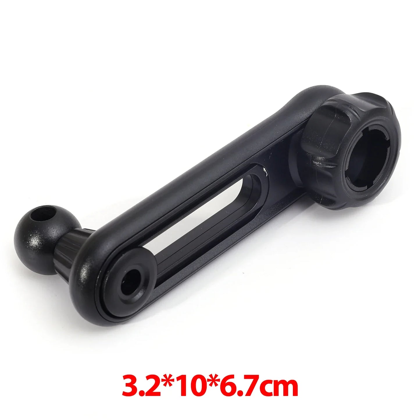Rotating Adjustable Car Phone Mount - Universal 17mm Ball Head Navigation Holder Extension Adapter