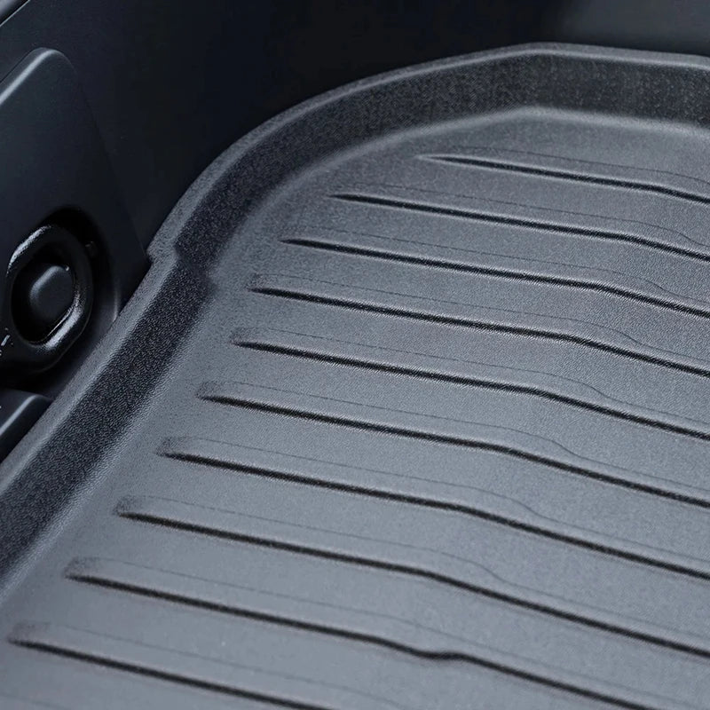 Tesla Model 3/Y Front & Rear Trunk Mats – Upgrade TPE Protective Cargo Liner & Storage Box Floor Pads