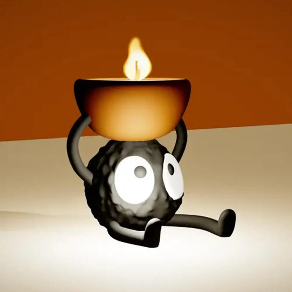 Cute 3D Printed Candlestick Holders – Tea Light & Briquette Candle Stand, Small Decorative Candle Holder
