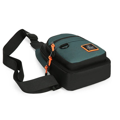 Men’s Outdoor Hiking & Cycling Shoulder Bag – Waterproof Sports Crossbody Chest Bag for Travel