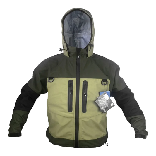 ELUANSHI Waterproof Fly Fishing Wader Jacket – Breathable Wading Clothing Apparel